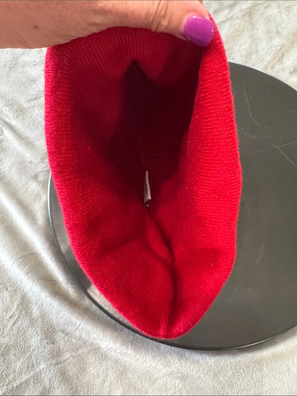 Buc-ee's Knit Beanie Hat Cap Embroidered Beaver Logo Cuffed‎ Brim Red Texas Warm